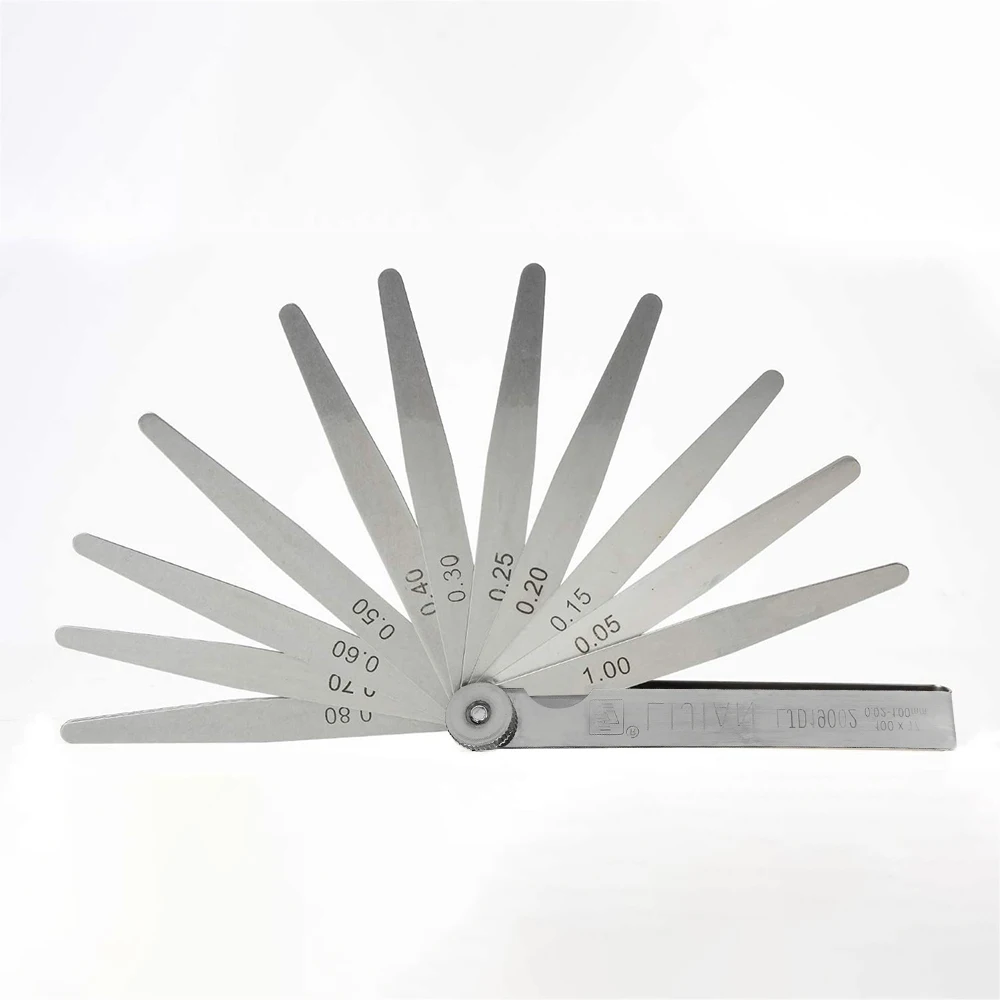 1pc Metric Feeler Gauge 17 Blades 0.02-1.00mm Measurements Tools Stainle... - £167.10 GBP