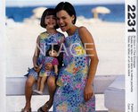 Vintage McCall&#39;s Sewing Pattern 2231 c1999 Mother &amp; Daughter Dress, Size... - $7.80