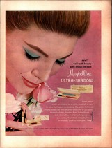 Maybelline Ultra Shadow, Make Up, Cosmetics, Full Page Vintage Print Ad d8 - $24.11