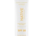 Native Mineral Body Sunscreen Coconut &amp; Pineapple SPF 30 5oz Exp 12/24 S... - £14.15 GBP