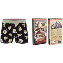 Star Wars The Mandalorian The Child Men&#39;s Boxer Briefs in VHS Tape Box Multi-Co - £17.56 GBP