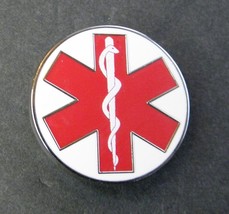 EMT EMS PARAMEDIC STAFF LIFE LAPEL PIN 1 INCH - $5.74