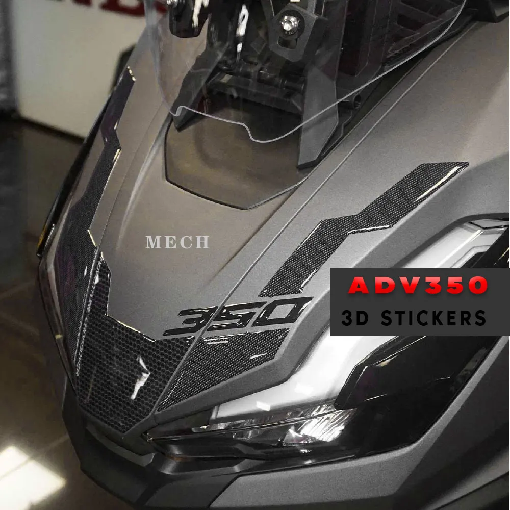 3D Motorcycle Resin Epoxy Sticker   ADV350 ADV 350 2022 -  Side Tank Pad Anti Sc - £162.11 GBP