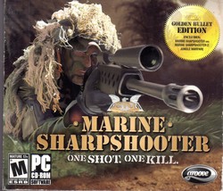 Marine Sharpshooter One Shot One Kill PC Windowa Game CD Rom  - £4.39 GBP