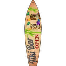 Tiki Bar Open Novelty Mini Metal Surfboard MSB-094 - £13.32 GBP