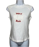 VERSACE JEANS COUTURE VJC TOP HOUSE OF ROCKS SZ XS NEW - $88.11