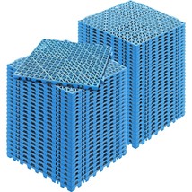 VEVOR Interlocking Tile 55PCS Blue, Drainage Tiles 12&quot; x 12&quot; Splicing, P... - $161.36