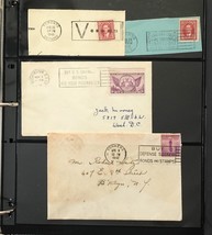ZAYIX WWII Postal History Album Soldier Letters V-Mail Censored Mail 050... - £151.07 GBP