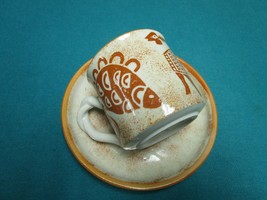 Cup Saucer Stoneware Sigma Samburu Safari - £27.26 GBP