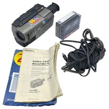Sony Handycam CCD-TR517 Video 8 Camcorder Tested Works 2 Tapes Manual + ... - £99.75 GBP