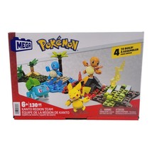 Mega Nintendo Pokemon Kanto Region Team Building Toy 130 Pieces Pikachu ... - $29.95