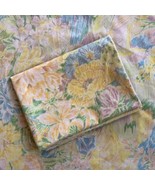 Vintage Fieldcrest Perfection Percale Floral Full Double FLAT Sheet + Pi... - $34.26 CAD