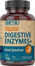 DEVA Vegan Vitamins Digestive Enzymes Plus Supplement - A Unique Blend of Enzyme - £34.36 GBP