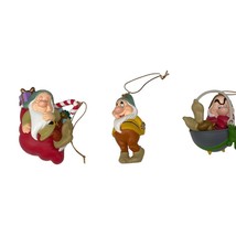 Sleepy Bashful Grumpy Snow White Disney Grolier Christmas President Orna... - $495.63 MXN