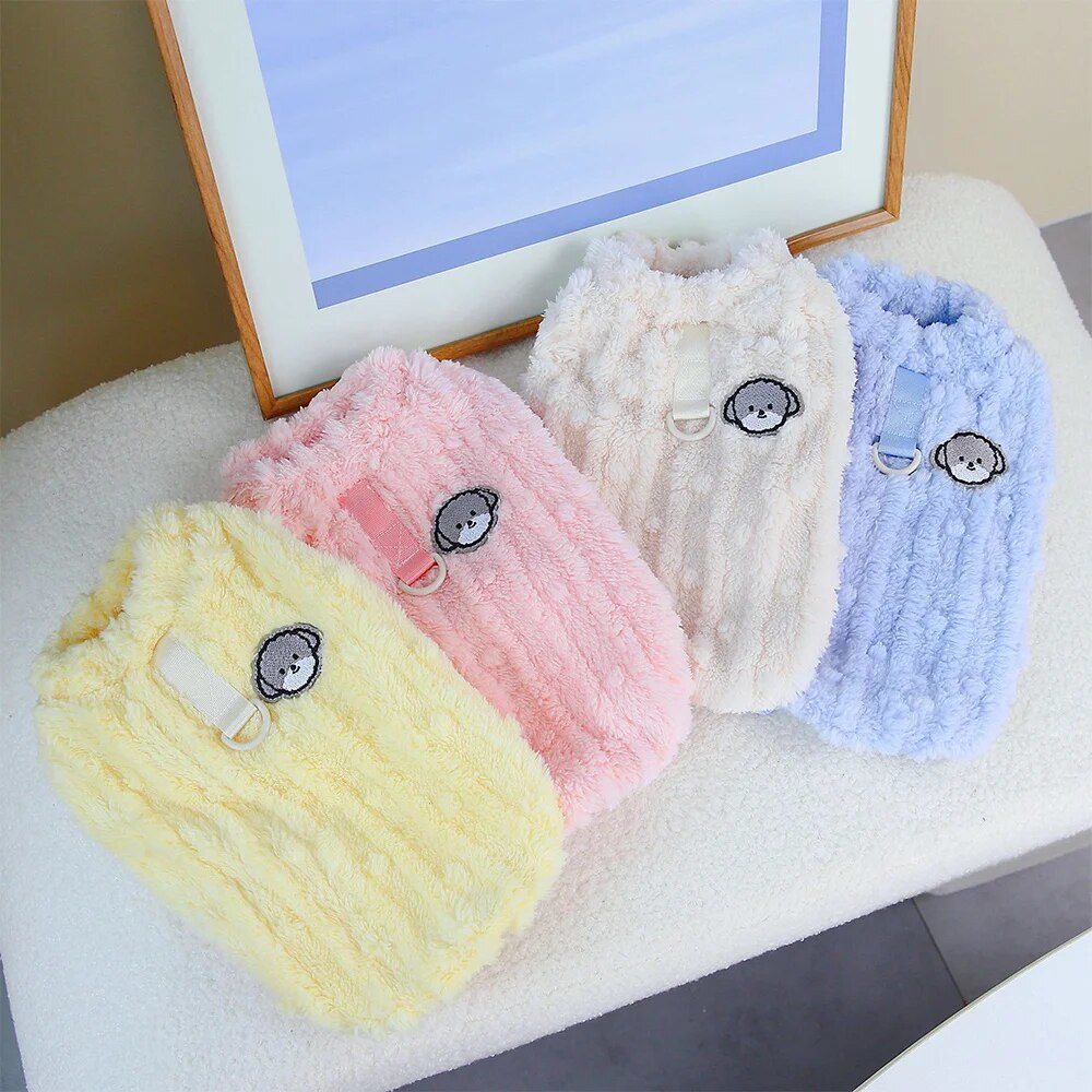 Winter Warm Soft Fleece Pet Clothes for Small/Medium Dogs