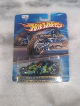 Hot Wheels Thunder Cycles Robo Maniax Cyborg Assault Mattel 1/64 Motorcy... - $9.90