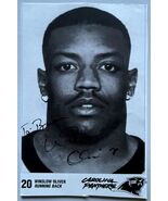 Winslow Oliver Signed Autographed 5x7 Photo - Carolina Panthers - $275.97 MXN