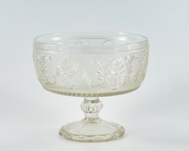 Boston Sandwich Glass Compote Early American Pattern #41 Circa 1924-1955 - £9.44 GBP