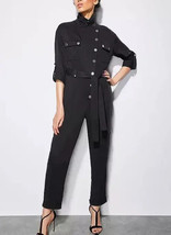 Star Di Julien Macdonald Nero Cargo Tuta UK 22 Taglie Forti (fm48-12) - £31.23 GBP