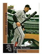 2009 Upper Deck #81 Paul Konerko Chicago White Sox - $3.20