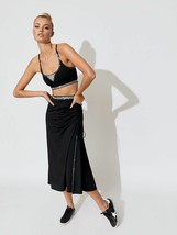 NWT Adam Selman Sport Carbon38 Ruched Side Crystal Skirt S - $99.00