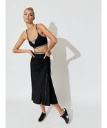 NWT Adam Selman Sport Carbon38 Ruched Side Crystal Skirt S - $135.40 CAD