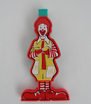 McDonalds 1996 Ronald McDonald Whistle Action Red Yellow Green White Black Toy 1 - £7.10 GBP