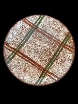 Blue Ridge Southern Pottery Rustic Plaid Dinner Plate Skyline Vintage Ch... - $281.56 MXN