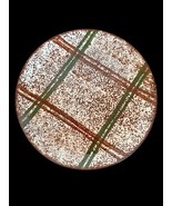 Blue Ridge Southern Pottery Rustic Plaid Dinner Plate Skyline Vintage Ch... - $15.00
