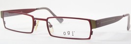 Ogi 3056 Col. 2001 Burgundy /OLIVA Gafas De Ojo Estructura Metálica 50-19-135mm - $55.68