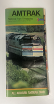 Amtrak National Train Timetable | 1985 - $9.85