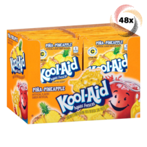 Full Box 48x Packet Kool-Aid Pina-Pineapple Caffeine Free Soft Drink Mix | .14oz - £20.95 GBP