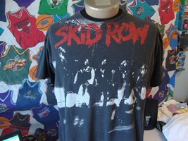 Vtg SKID ROW 1990 Tour Band shirt  Concert Tee T-shirt Makin’ a Mess of the US L - £86.73 GBP
