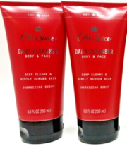 ( LOT 2 ) Old Spice Daily Cleanser Body &amp; Face, Energizing Scent, 5 oz Each NEW - £17.89 GBP