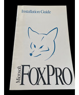 Microsoft Foxpro Installation Guide Vintage Computer Software Pamphlet - $415.86 MXN