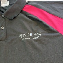 WearGuard Enviro Vac The Clean Company Mens Black & Red Employee Polo Shirt 2XLR image 5