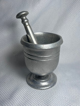 Cast Aluminum Mortar &amp; Pestle Apothecary Pharmacy Grinder Cocktail Herb ... - £23.66 GBP