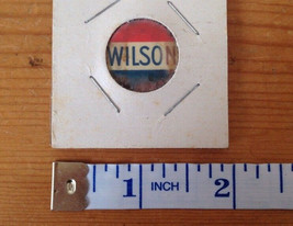 Vintge Antique Woodrow Wilson Presidential Campaign Button Pinback Red W... - £97.73 GBP