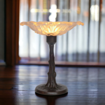 Type Déco Bronze Table Lamp &quot; Flower Tree &quot; Unique Brass - $5,007.54 MXN