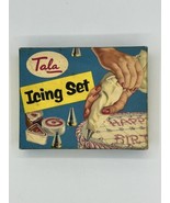 Tala Icing Tips Set Cake Decorating Set &amp; Bags Brass Screw 8 Tips Englan... - $23.33