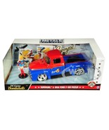 1956 Ford F-100 Pickup Truck Red and Blue with Supergirl Diecast Figure ... - $59.99