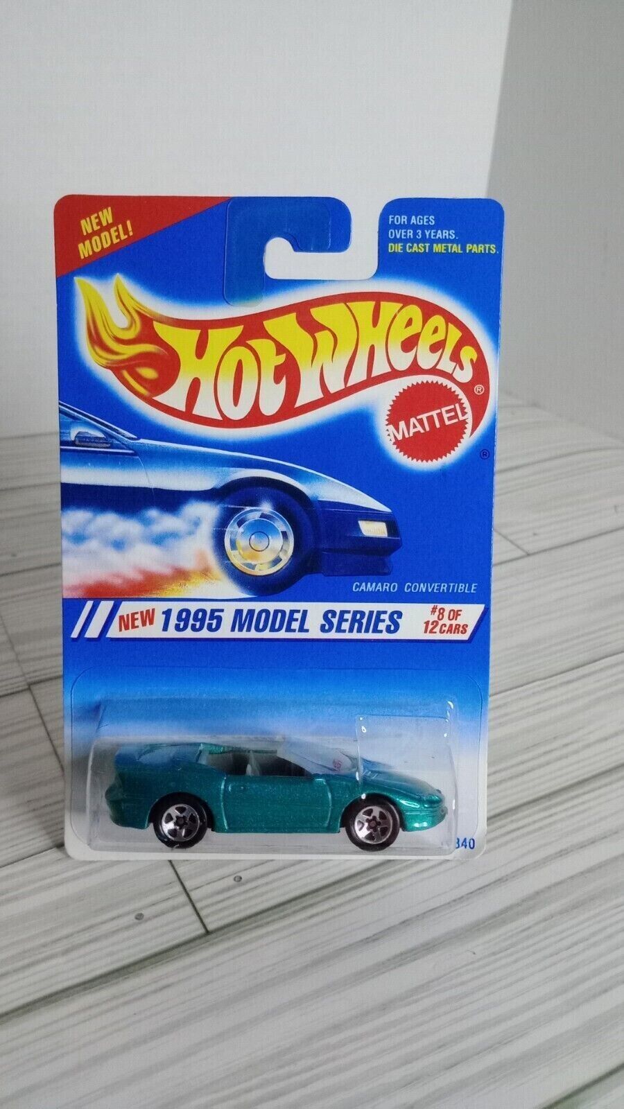 Primary image for Hot Wheels 1995 Camaro Convertible New Model Series #8 of 12 Collector #344