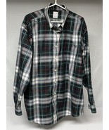 Brooks Brothers Long Sleeve Men’s Button Up Shirt 2XL Navy Non Iron Supima - $407.59 MXN