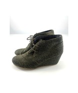 Toms Boots Womens Size 10 Green Black Ankle Booties Espadrille Wedge Hee... - $46.99 CAD
