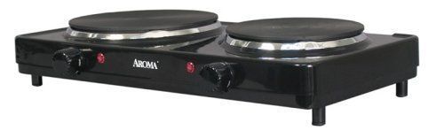 Hot Plates Double compact heating elements cooking applicance cook fry Burners - $50.49