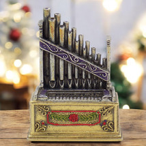 Vintage Italian Handmade Genuine Silver Christmas Decoration Pipe Organ Figurine - $229.44