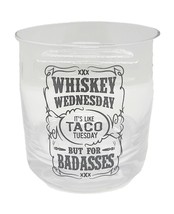 Smokezilla Clear Whisky Wednesday 12 Oz Heavy Cigar Holder Glass - $14.84