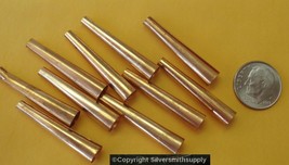 Copper Cones Metal Native American Craft Jewelry Supplies Regalia Finding FPS124 - £3.10 GBP