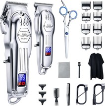 Professional Hair Clippers For Men, Cordless Barber Clippers For Hair Cu... - $48.93