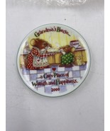 Hallmark Keepsake Ornament Colletor&#39;s Plate GRANDMA&#39;S HOUSE w/ Display S... - £8.23 GBP